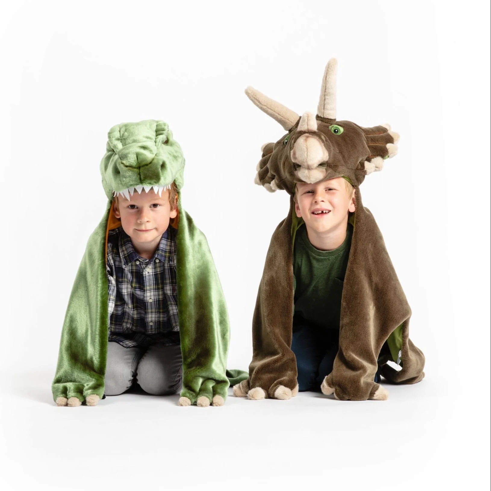 Pluche verkleedcape - Dino - Image 3