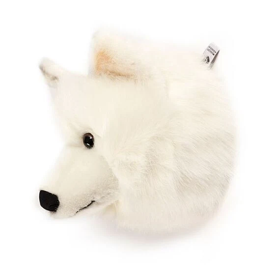 Pluche Dierenhoofd Witte Wolf - Lucy - Image 2