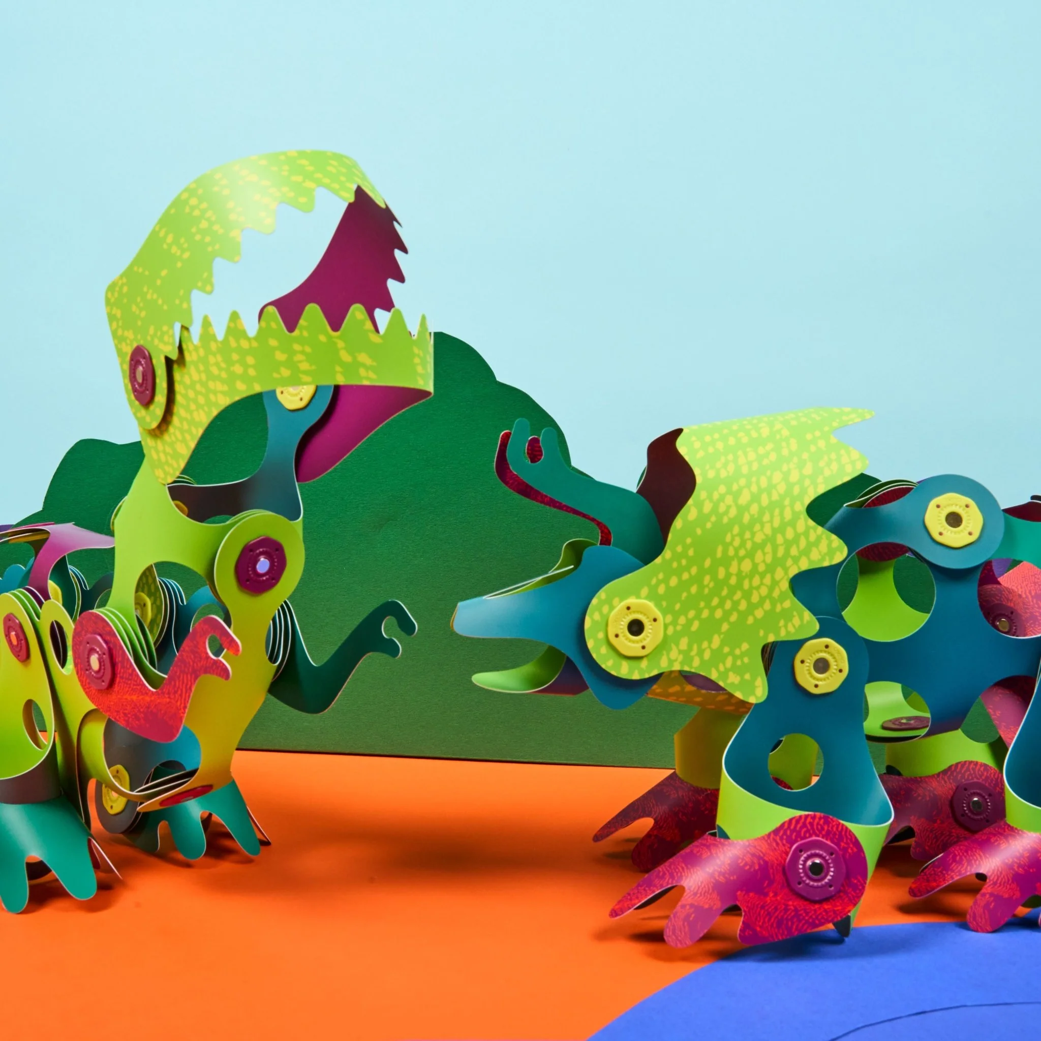 Magnetisch bouwspeelgoed Dino Adventure - set van 36 onderdelen - Image 3