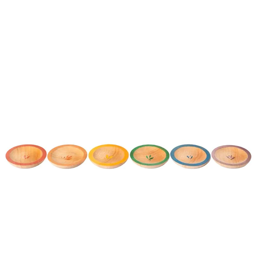 Houten bordjes Dishes - set van 6 - Image 3