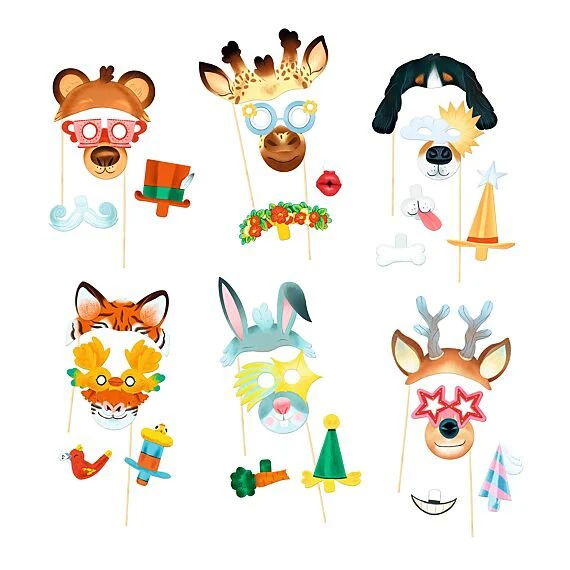 Diy Knutselset - La Fiesta Des Animaux Photobooth - Image 2