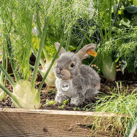 Knuffel Konijn Dormili Rabbit Knuffel Light Grey - 21 cm - Image 2