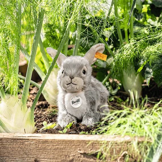 Knuffel Konijn Dormili Rabbit Knuffel Light Grey - 21 cm - Image 3