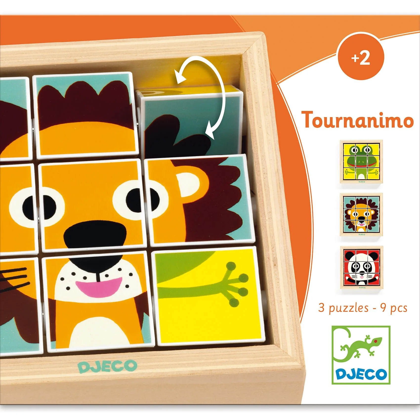 Houten draaipuzzel Tournanimo - Image 8
