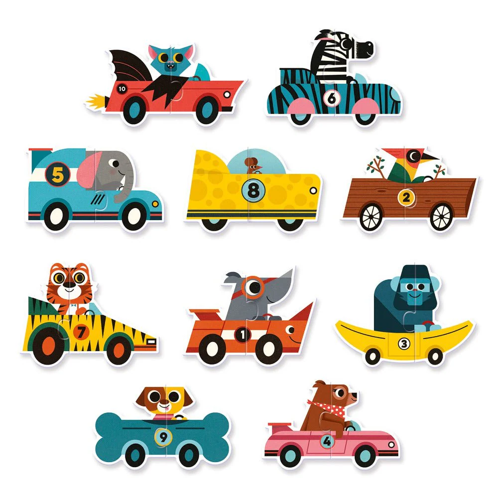 Eerste legpuzzels Duo Bolides - 10 puzzels - Image 2