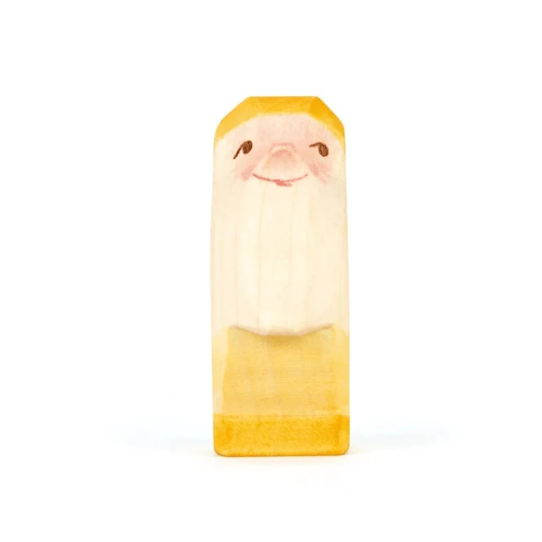 Houten Speelfiguur - Dwerg geel - Image 5