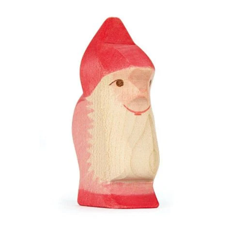 Houten Speelfiguur - Dwerg rood