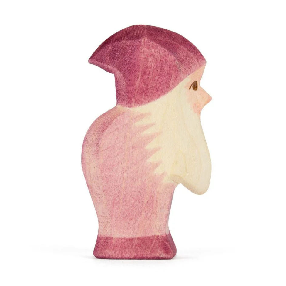 Houten speelfiguur - Dwerg violet - Image 3