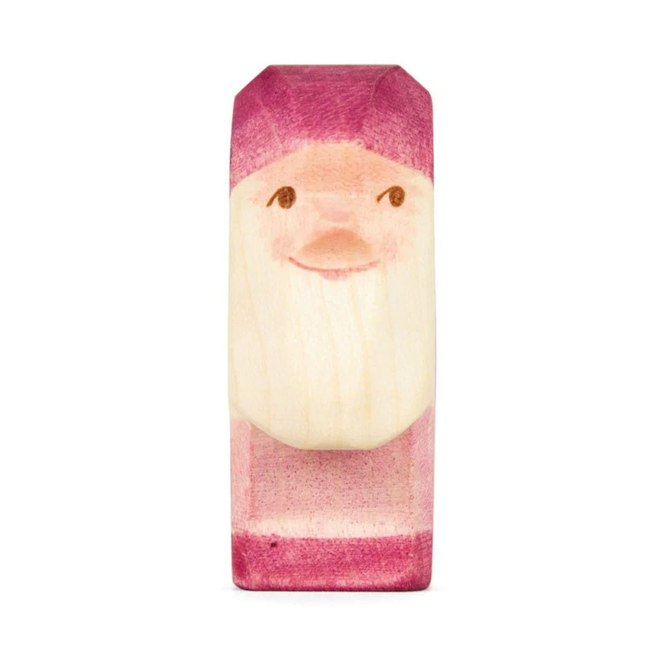 Houten speelfiguur - Dwerg violet - Image 4