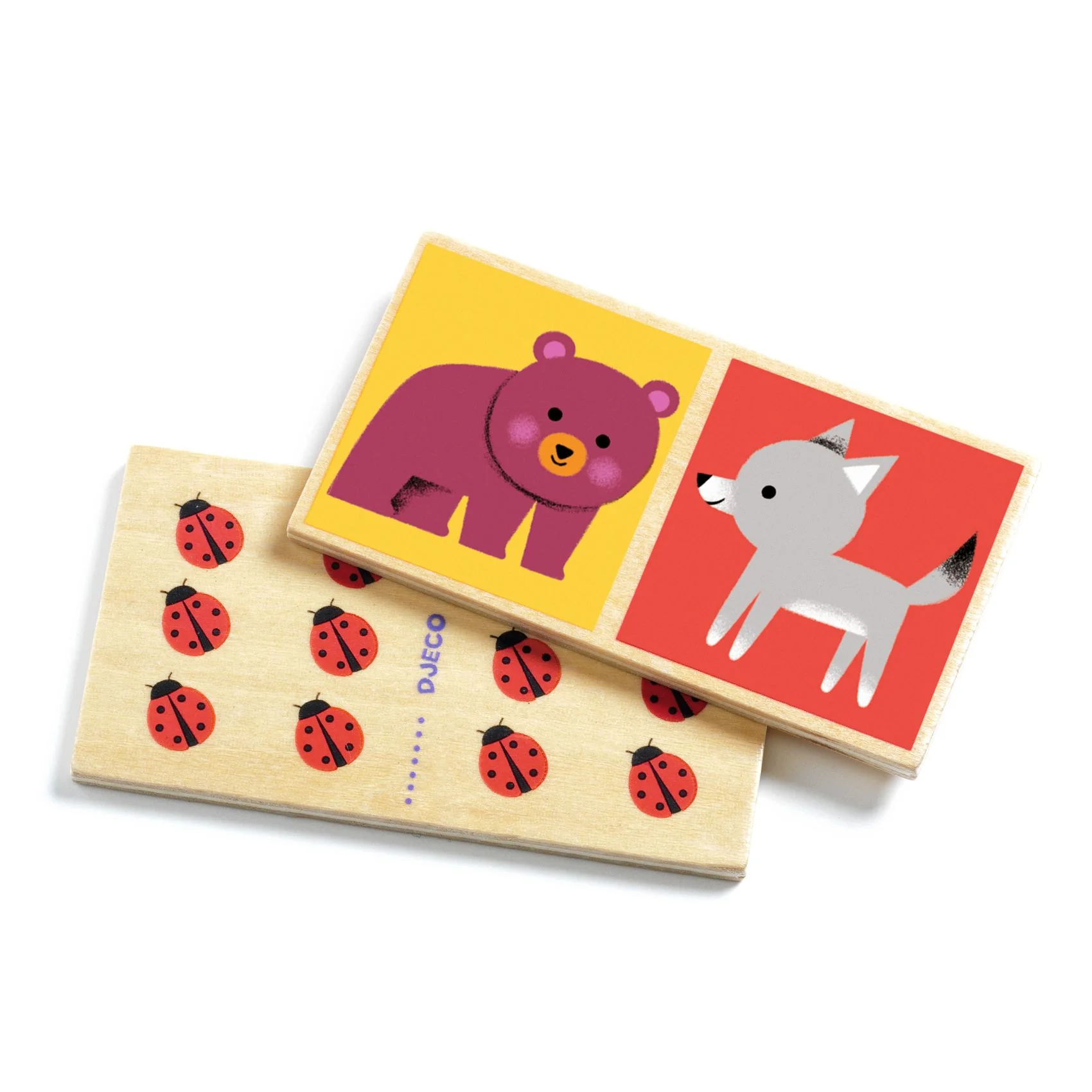 Educatief Spel Domino Wood - Image 3