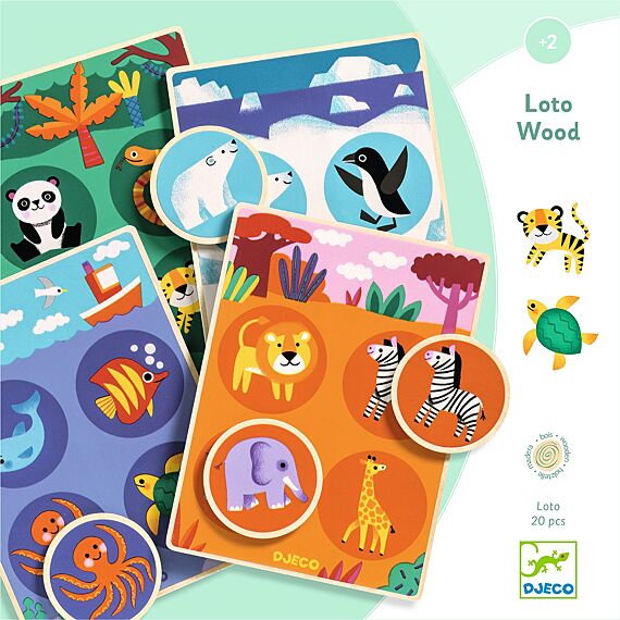 Educatief geheugenspel - Loto Wood - Image 3