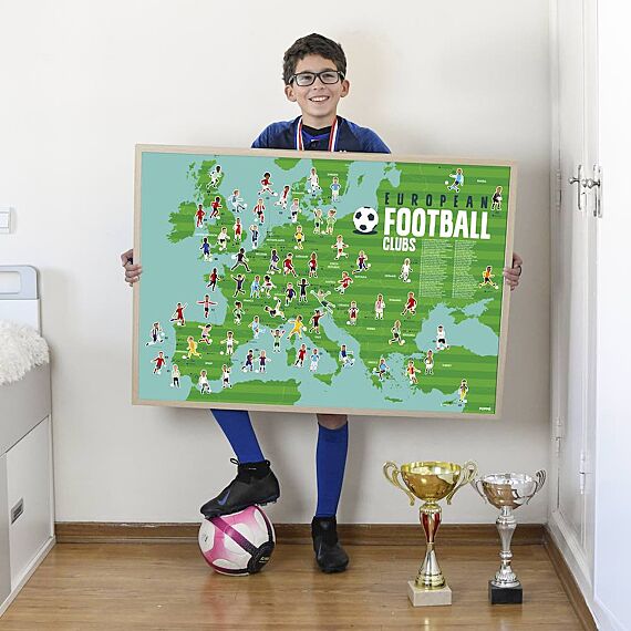Educatieve Xxl Poster + 60 Stickers Football - 6-12 Jaar - Image 11