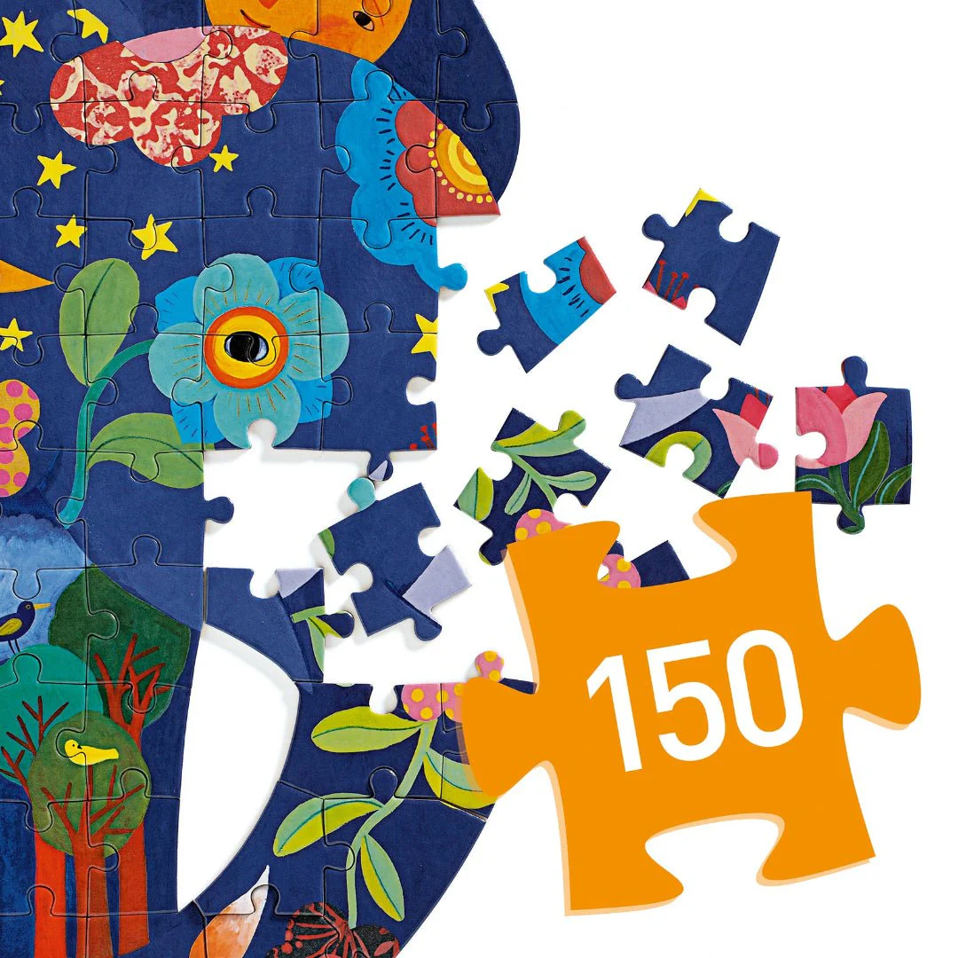 Silhouetpuzzel Puzz'Art Elephant - 150 stukjes - Image 3