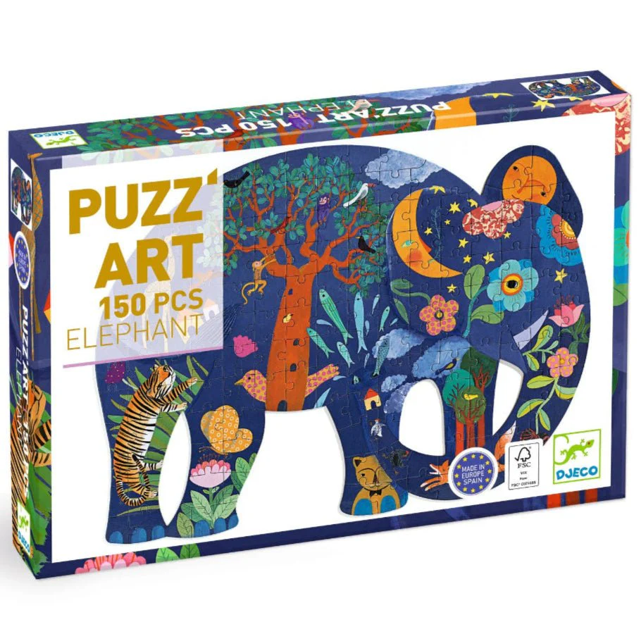 Silhouetpuzzel Puzz'Art Elephant - 150 stukjes - Image 6
