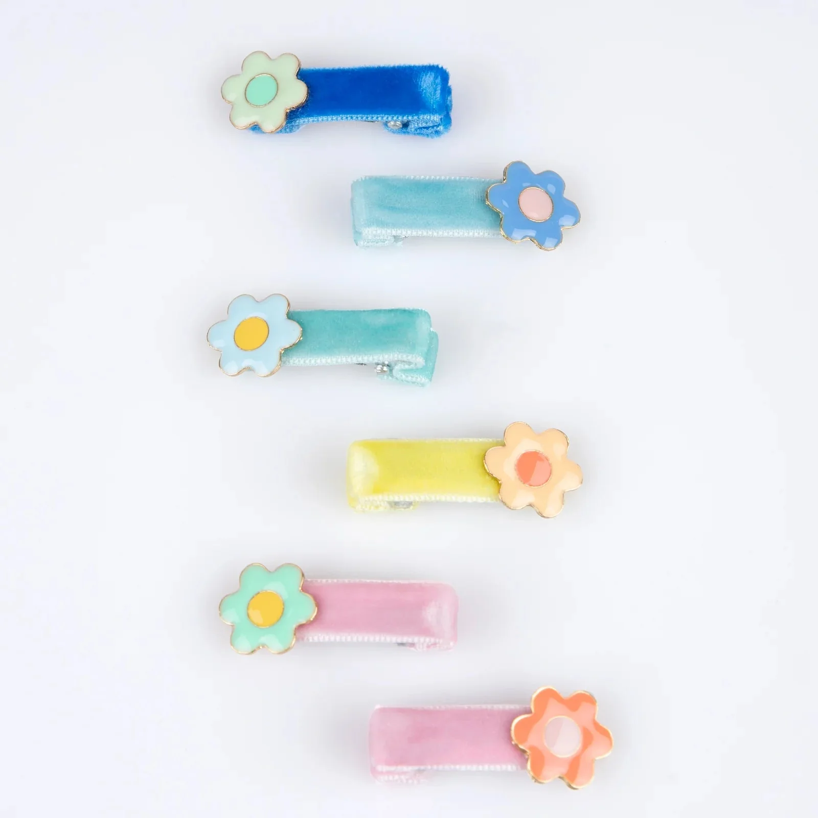 Haarspeldjes Enamel daisy hair clips - set van 6 - Image 3