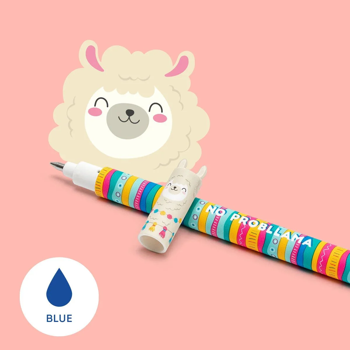 Uitwisbare gelpen - Erasable Gel Pen Llama - Image 2