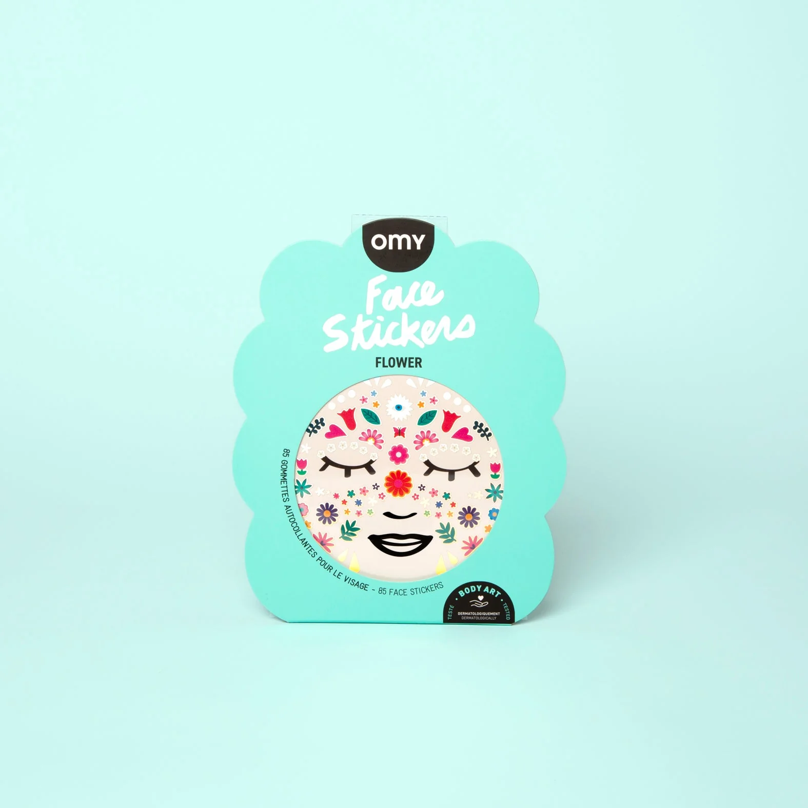 Gezichtstickers - Face Stickers Flower - Image 7