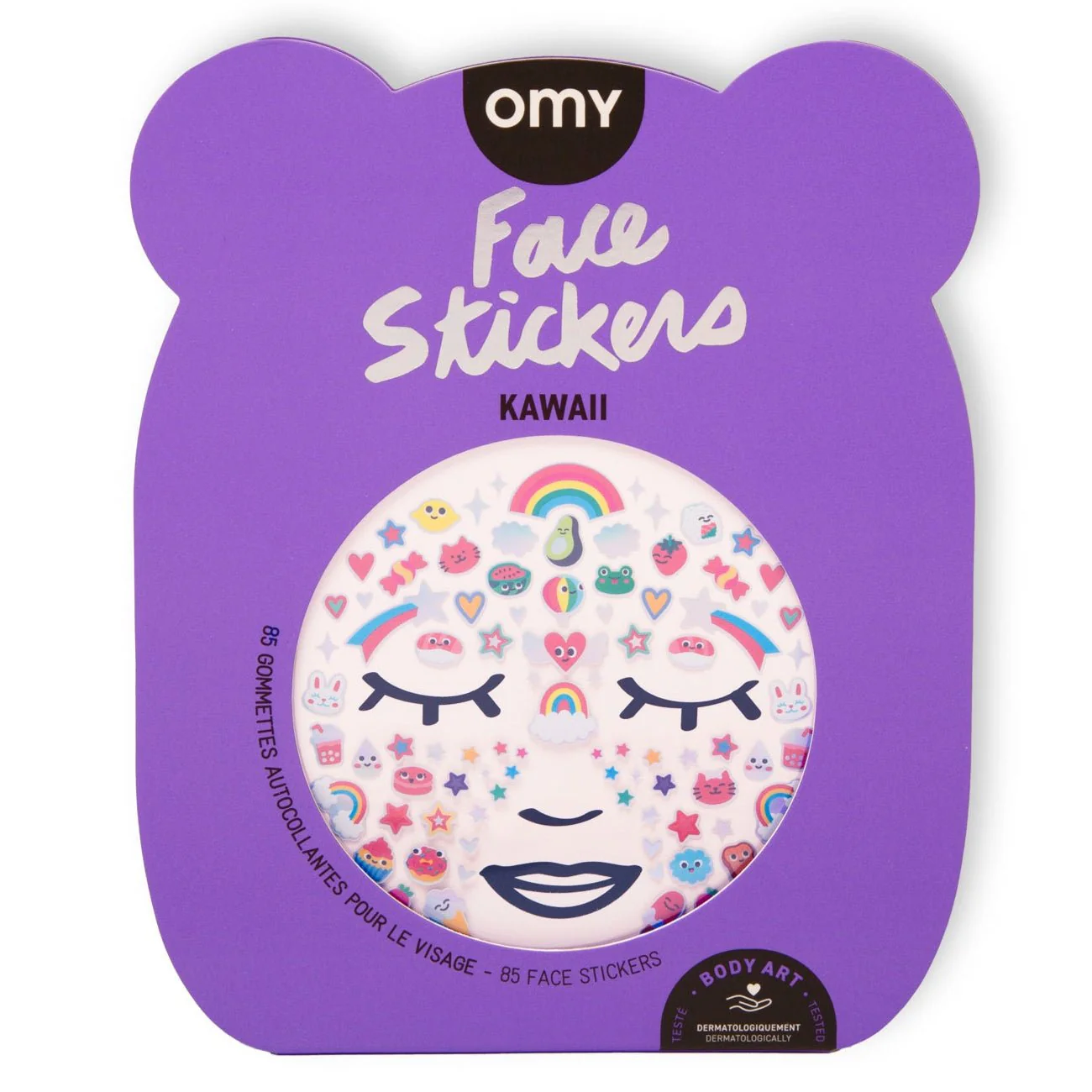 Gezichtstickers Face Stickers Kawai