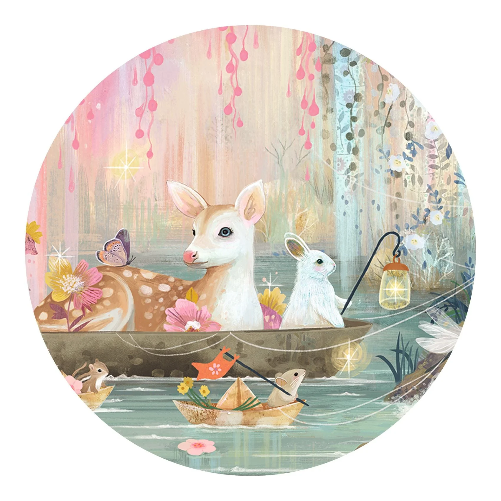 Langwerpige puzzel Fairy Lake - 350 stukjes + poster - Image 2