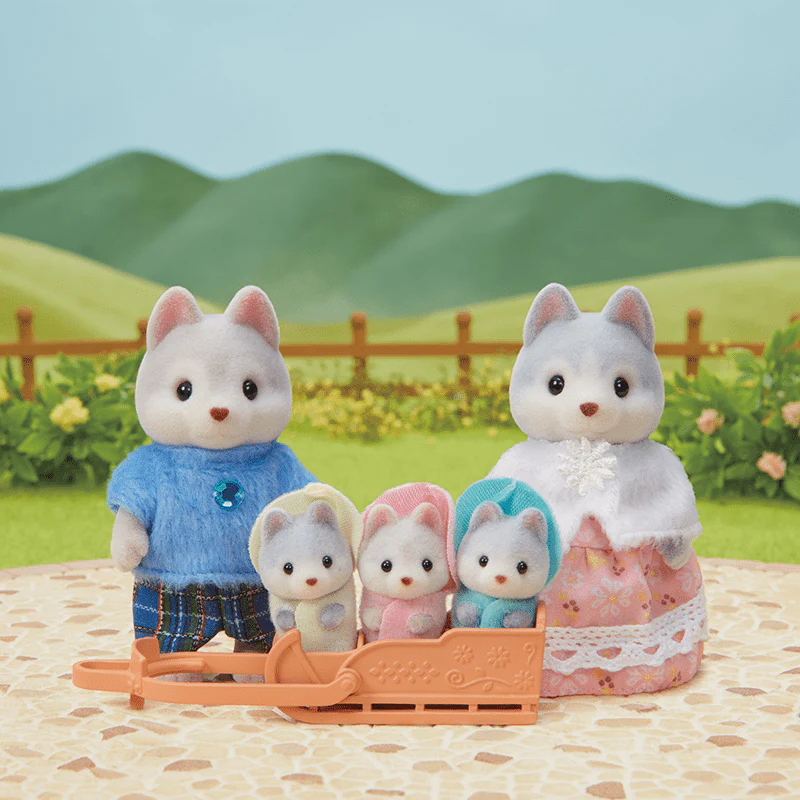 Speelfiguren Familie Husky - set van 4 - Image 2