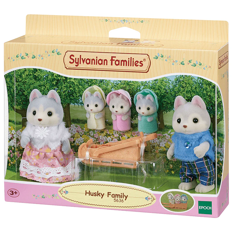 Speelfiguren Familie Husky - set van 4 - Image 4