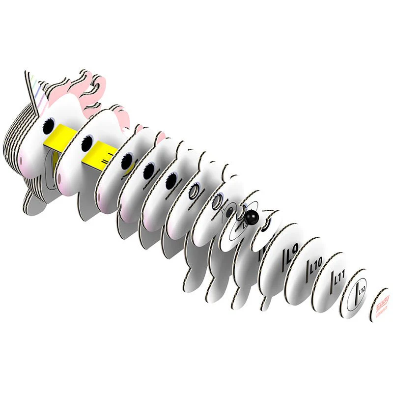 3D puzzel - Fantasiedier Roze Eenhoorn - Image 5