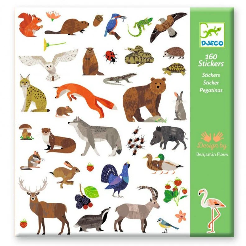 Stickerset Faune - 160 stickers