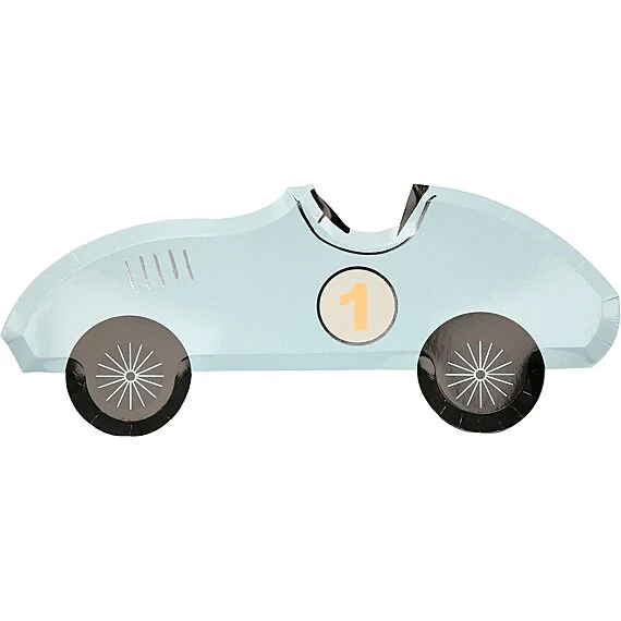 Feestborden Race Car Plates - Set Van 8 - Image 3