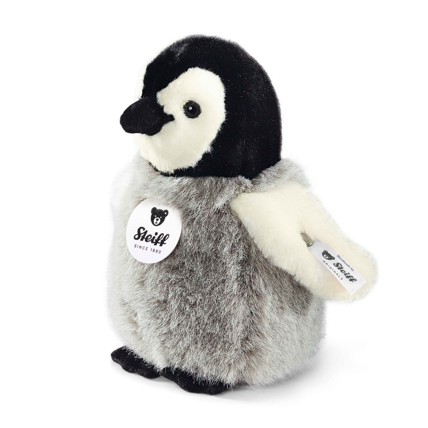 Knuffel Pinguin Flaps Penguin Light Grey - 16 cm