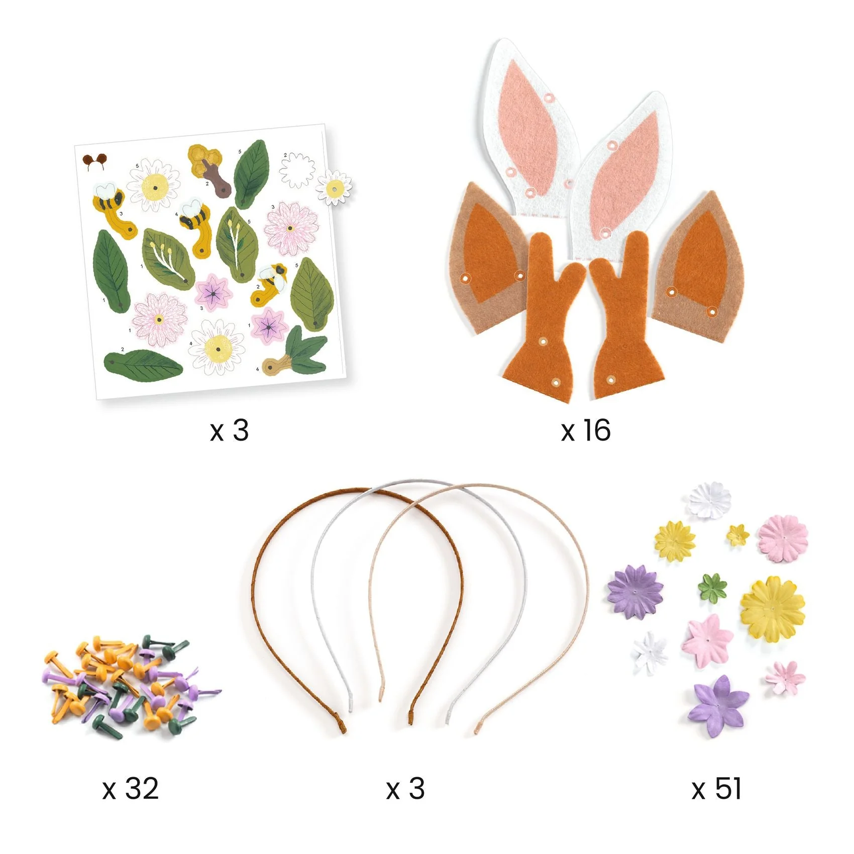 DIY knutselset - Flower friends - Image 4