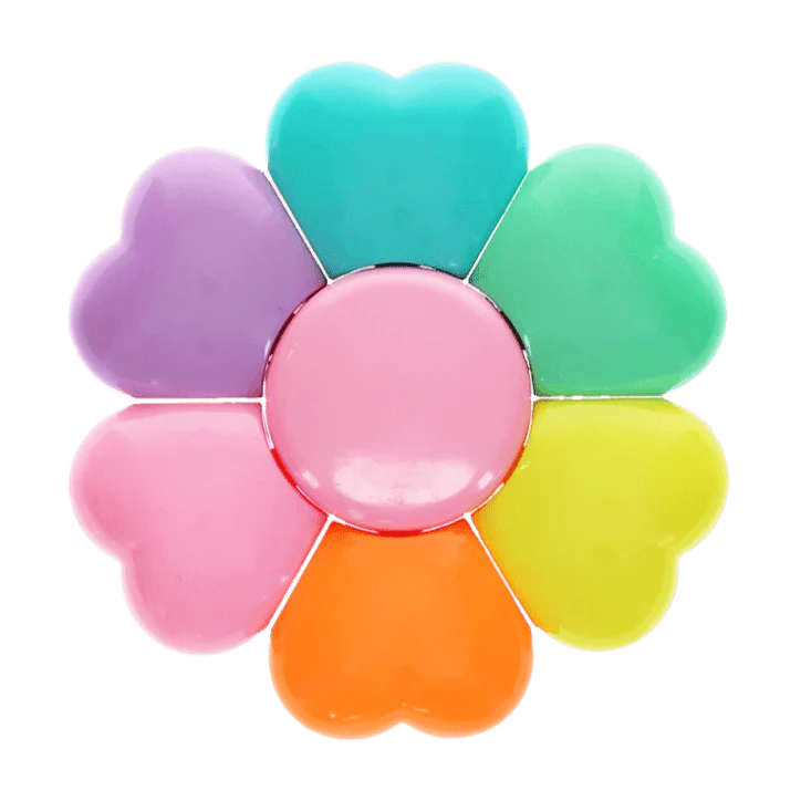 Flower shaped highlighter set - Flower Power - Image 4
