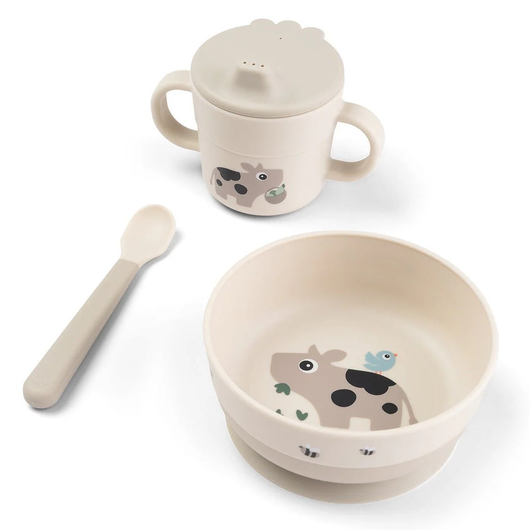 Foodie first meal set suction Tiny farm Sand