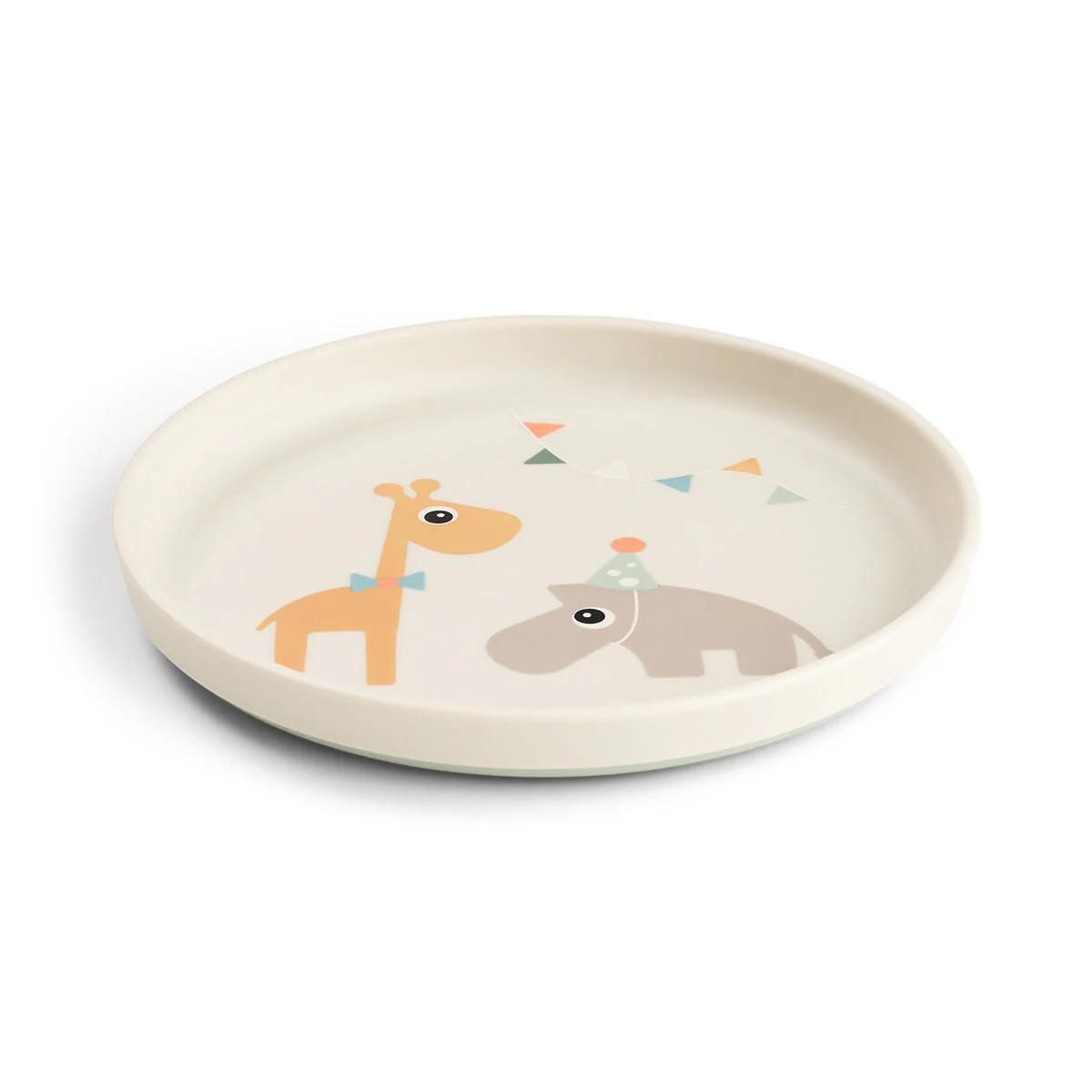 Bord met anti-slip rand - Foodie plate Celebration Sand - Image 3
