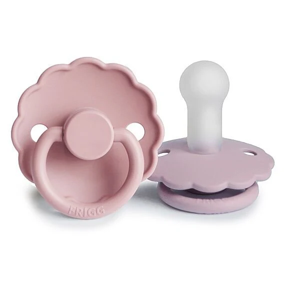 Frigg Daisy Bloom Fopspenen Siliconen Baby Pink/Soft Lilac - Set Van 2 - Image 2