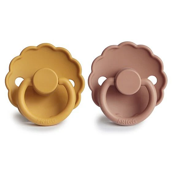 Frigg Daisy Fopspenen Siliconen Honey Gold/Rose Gold - Set Van 2 - Image 3
