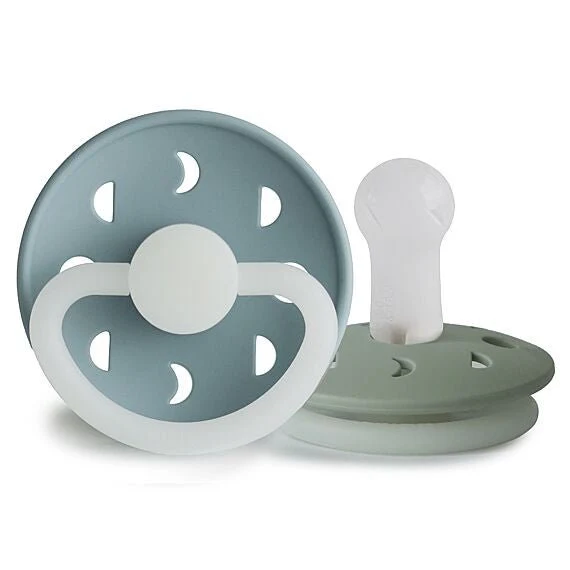 Frigg Moon Night Siliconen Fopspenen Stone Blue/Sage - Set Van 2 - Image 3