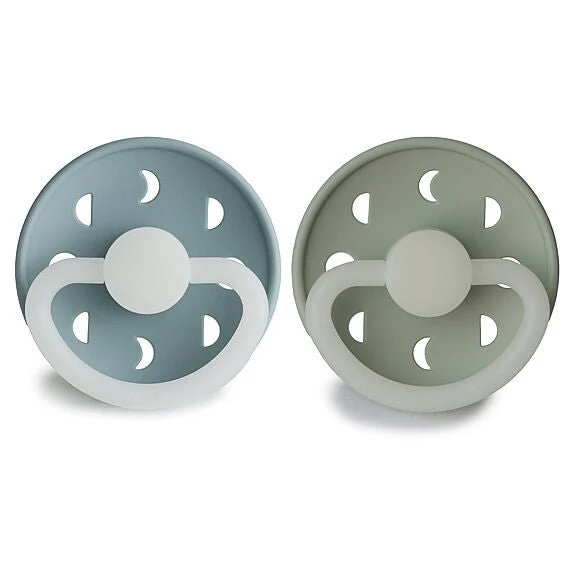 Frigg Moon Night Siliconen Fopspenen Stone Blue/Sage - Set Van 2 - Image 4