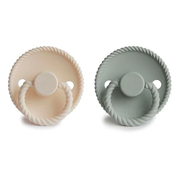 Frigg Rope Fopspenen Siliconen Cream/Sage - Set Van 2 - Image 6