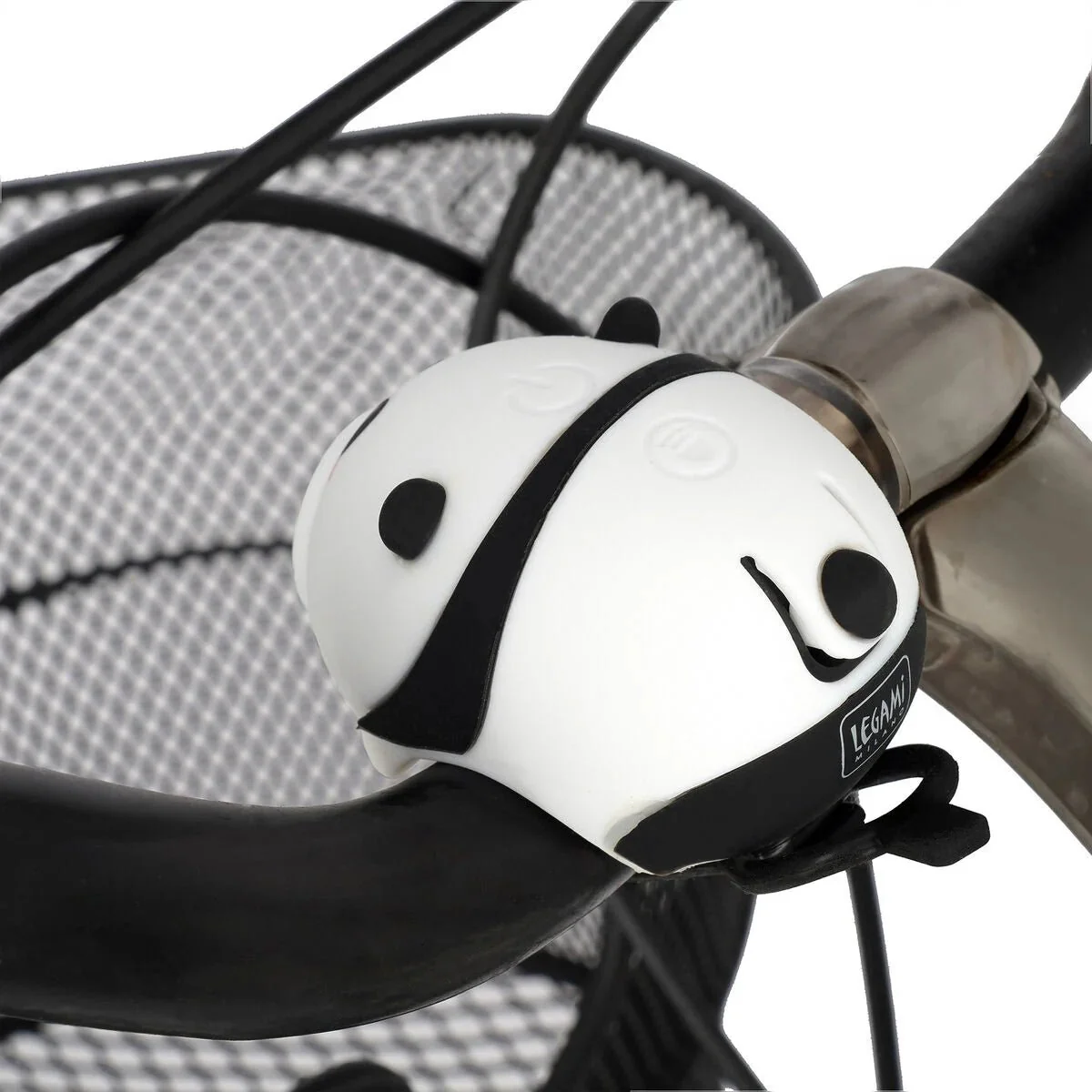 Herlaadbaar fietslampje met bel - Panda - Image 5