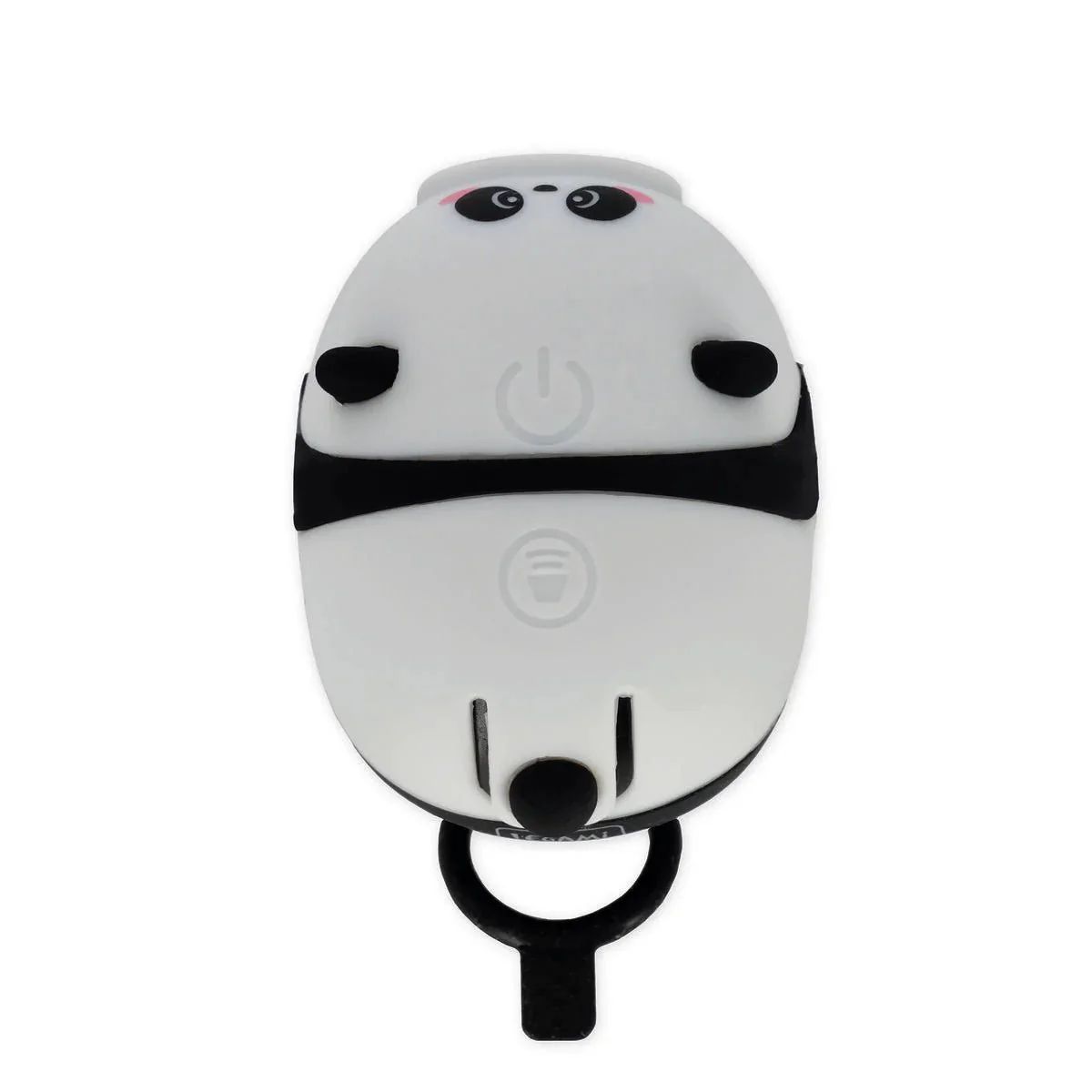 Herlaadbaar fietslampje met bel - Panda - Image 8
