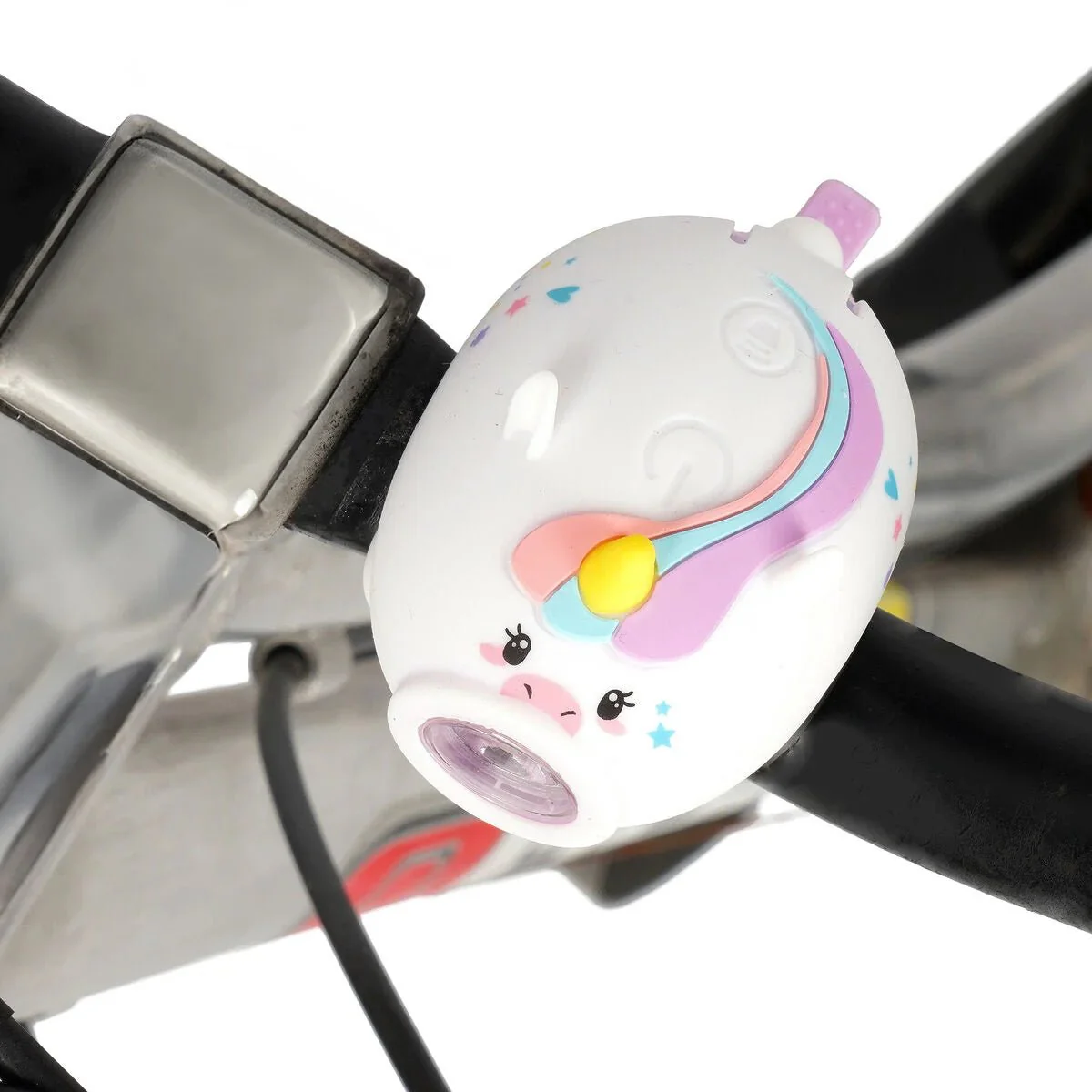 Herlaadbaar fietslampje met bel - Unicorn - Image 2