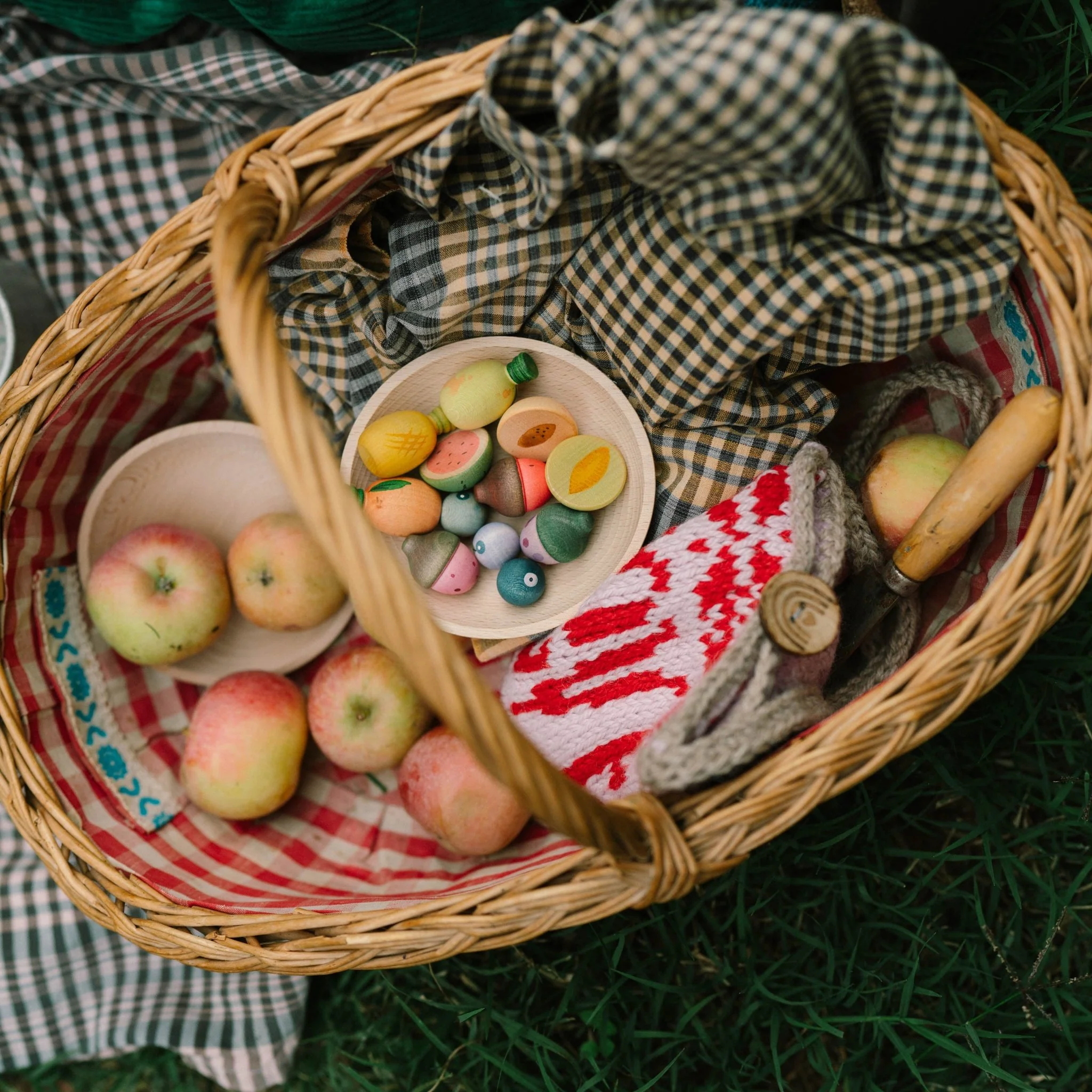 Houten fruit Fruits - set van 12 - Image 5