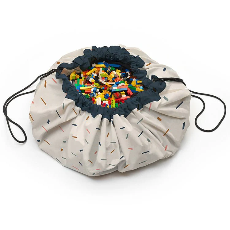 Noomad opbergtas en speeltapijt - Confetti