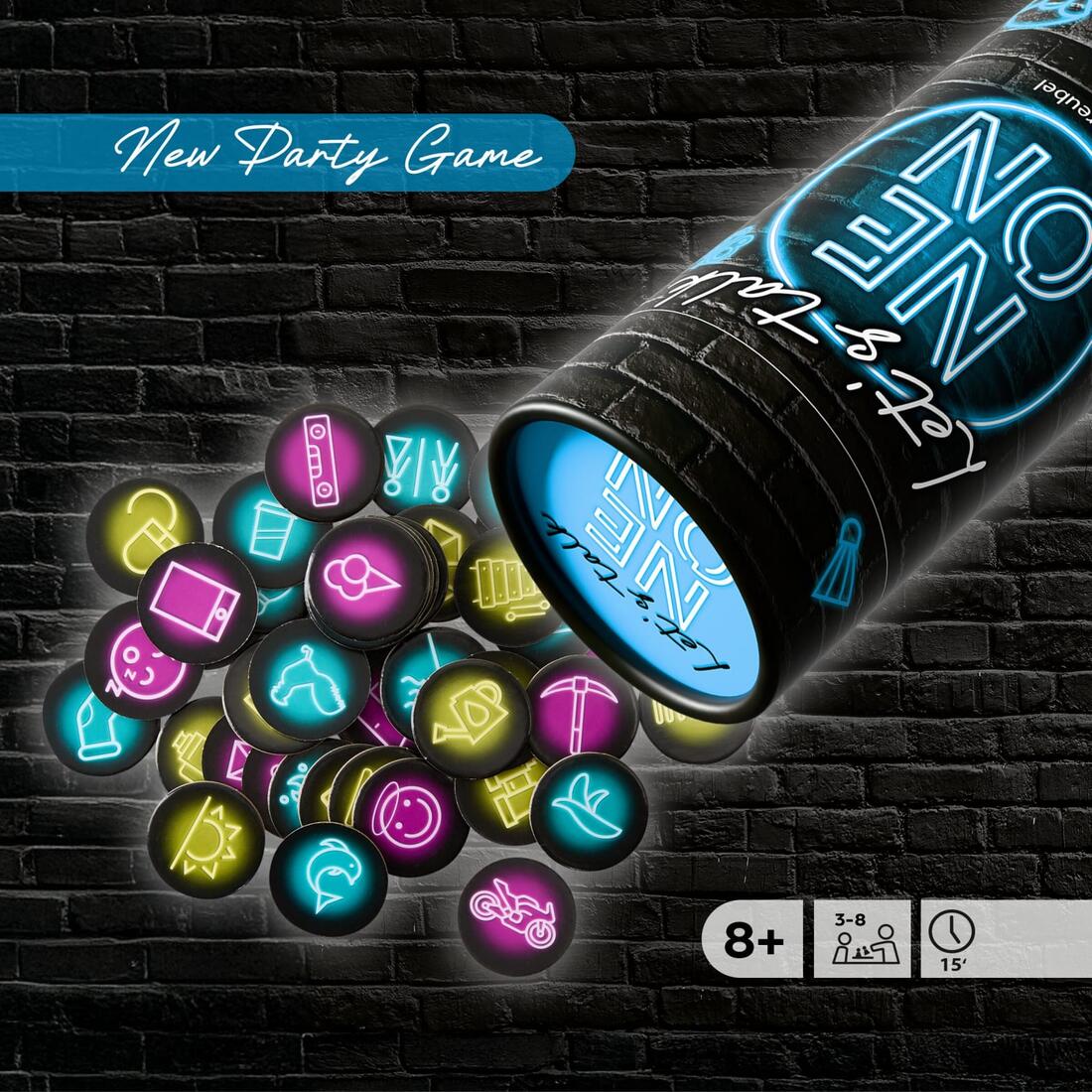 Interactief familiespel - Let's talk NEON Blue - Image 2
