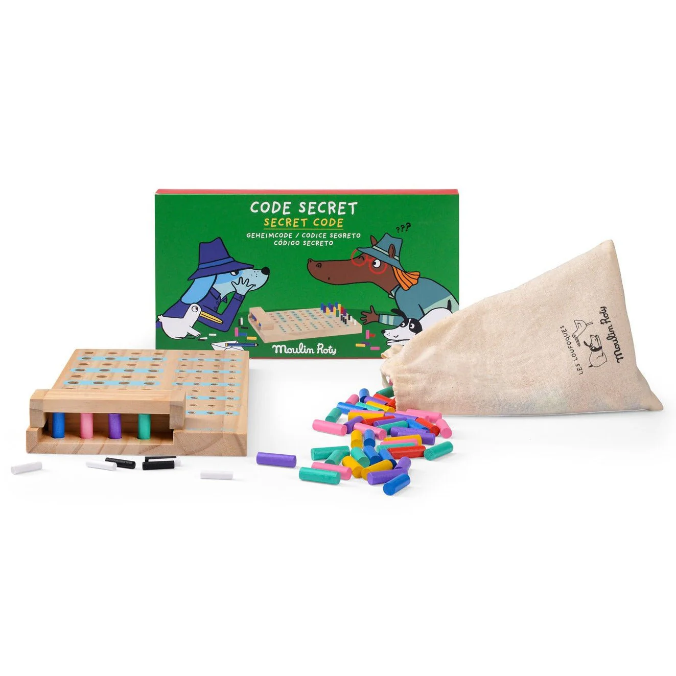 Houten gezelschapsspel Geheime code Les Loufoques - Image 7