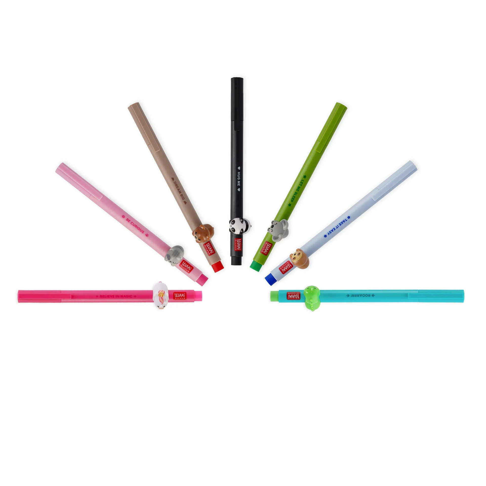 Gel Pen With Animal Decoration - Lovely Friends - Dino - Image 4
