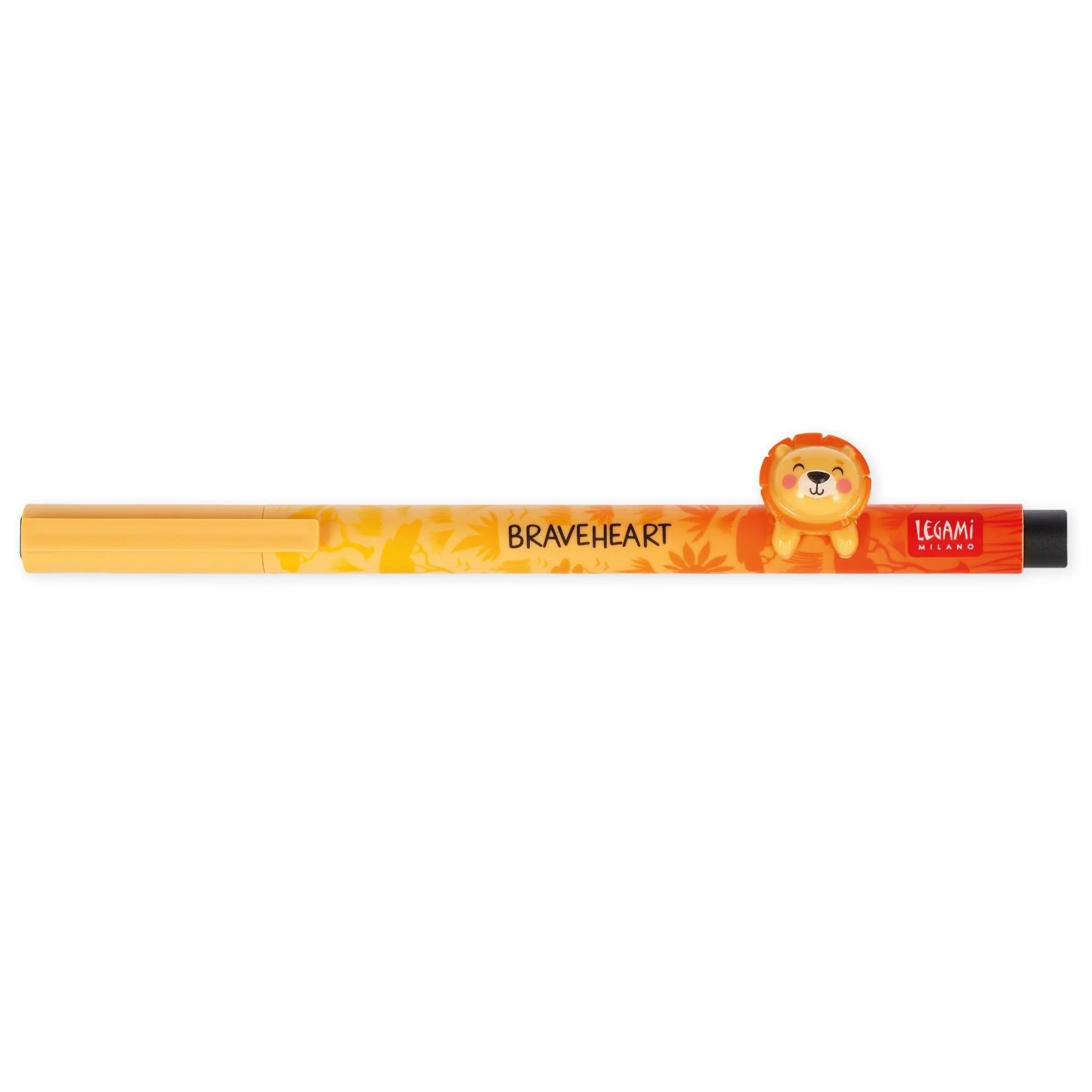 Gel Pen With Animal Decoration Lovely Friends - Lion
