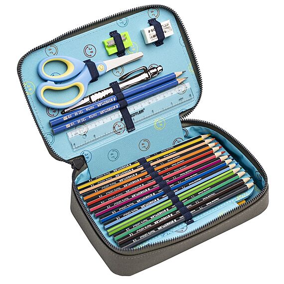 Gevulde Pennenzak - Pencil Box Filled Big Five (Khaki) - Image 3