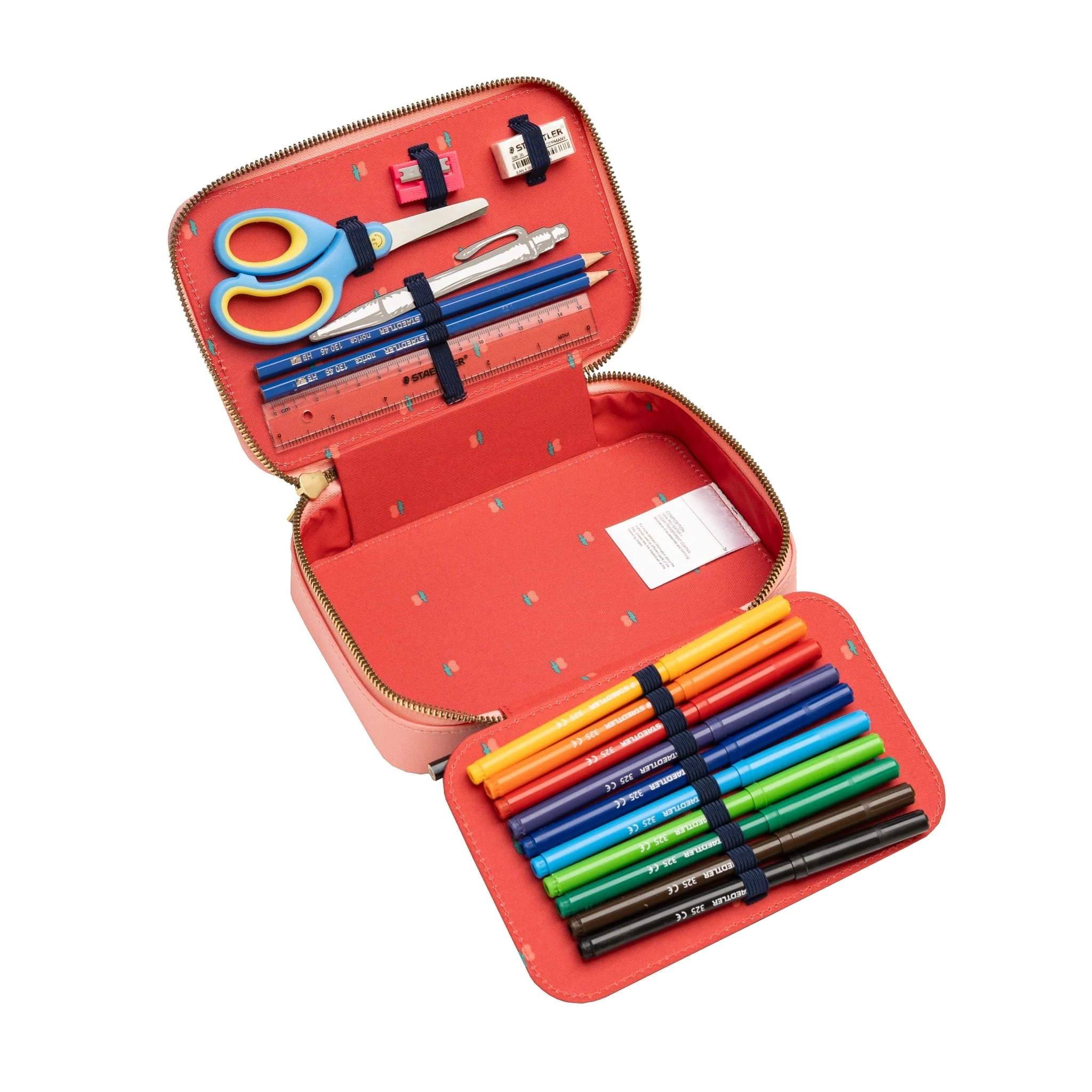 Gevulde Pennenzak - Pencil Box Filled Jewellery Box Pink - Image 5