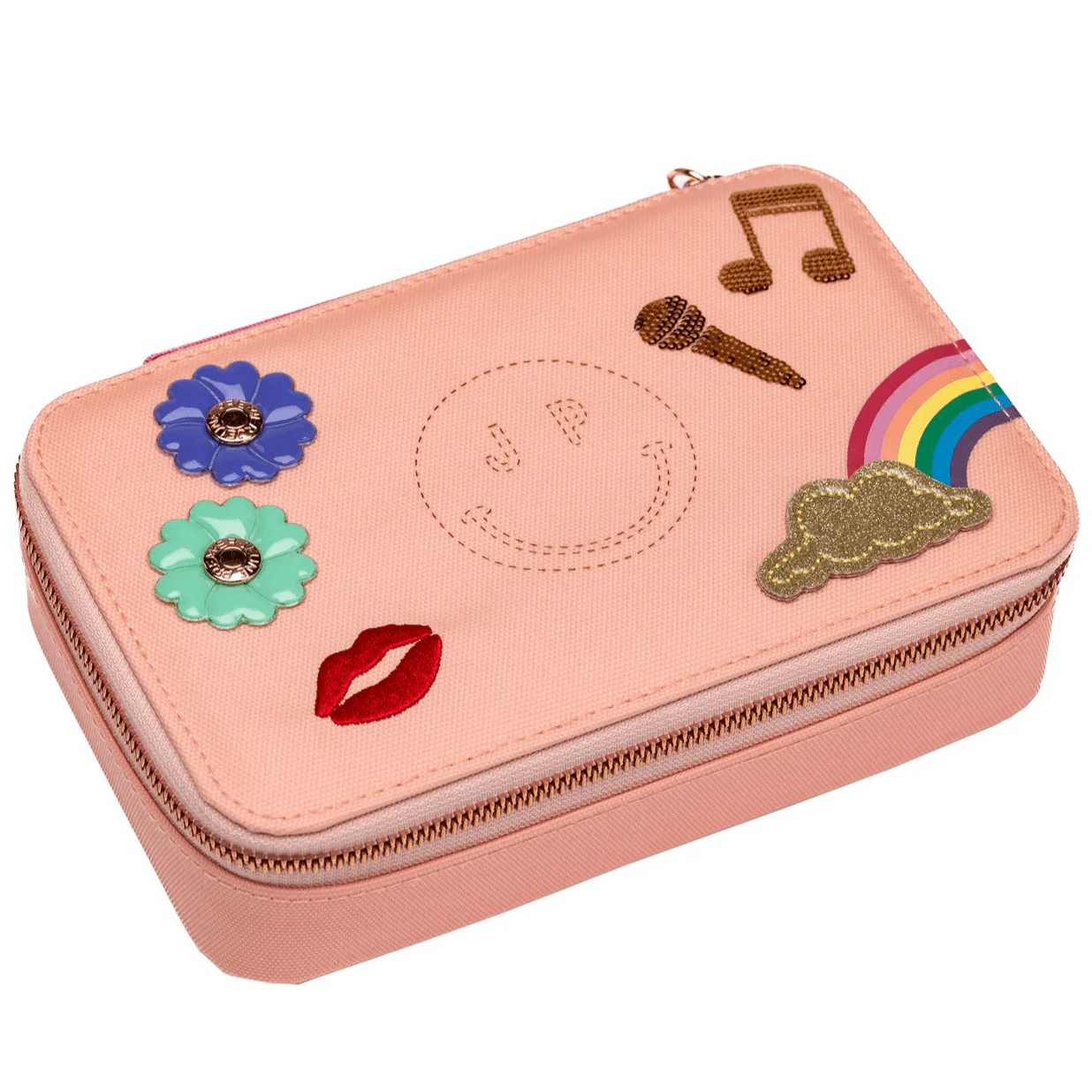 Gevulde Pennenzak - Pencil Box Filled Lady Gadget Pink